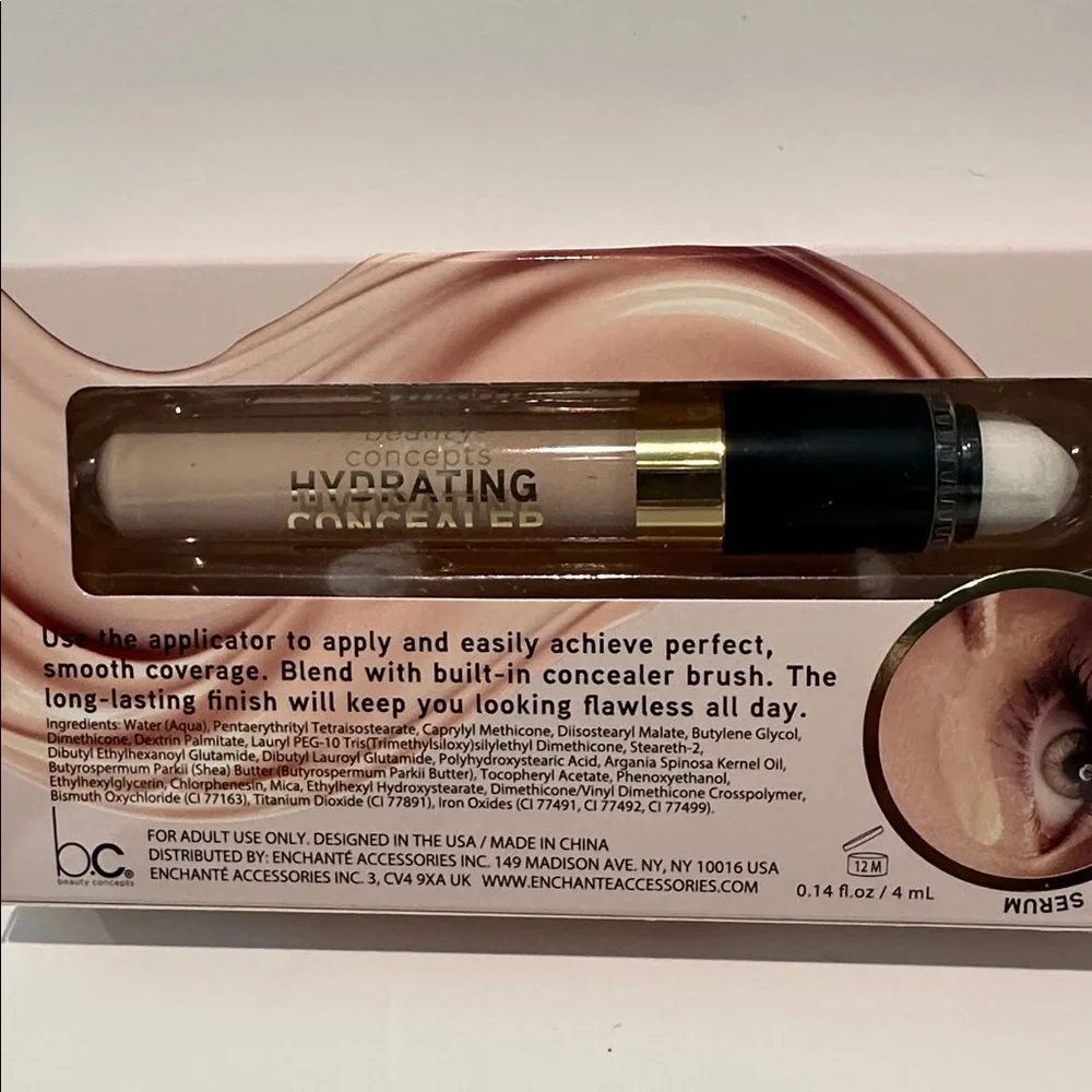 Beauty Concepts All-In-One Hydrating Concealer in Light Ivory.
